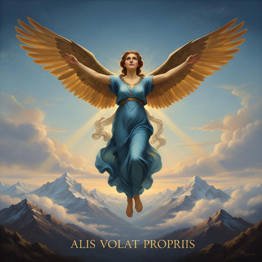 Alis volat propriis