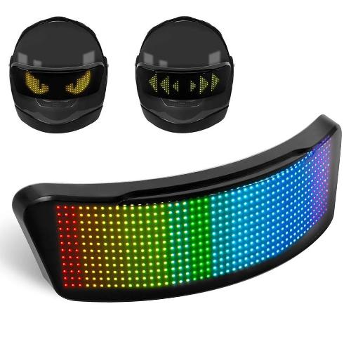 MC-hjelm programmerbar LED-skjerm