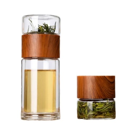 Bærbar glass-te-infuser