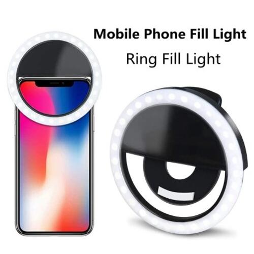 Selfie ringlys for mobil