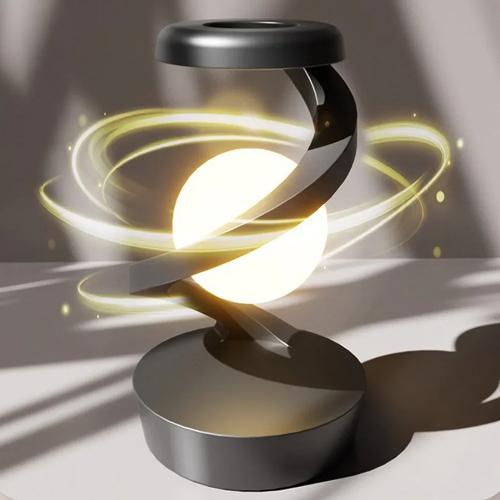 Svevende kulelampe med trådløs lader